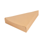 EMBALLAGES TRIANGULAIRES PIZZA 'THEPACK' 220 G/M2 18x23x3 CM NATUREL CARTON ONDULÉ NANO-MICRO (500 UNITÉ)