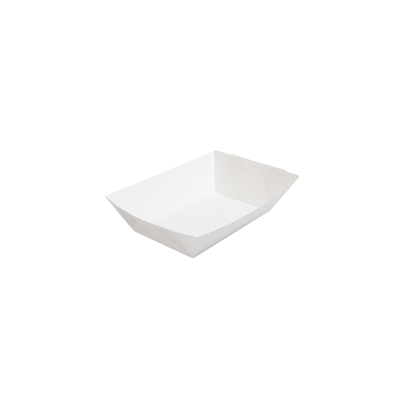 BARQUETTES 'THEPACK' 2400 G 230 G/M2 17x9,7x6,3 CM BLANC CARTON ONDULÉ NANO-MICRO (600 UNITÉ)