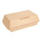 BOÎTES "LUNCH BOX" 'THEPACK' 220 G/M2 22x13x7,5 CM NATUREL CARTON ONDULÉ NANO-MICRO (300 UNITÉ)