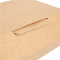 BOÎTES "LUNCH BOX" 'THEPACK' 220 G/M2 22x13x7,5 CM NATUREL CARTON ONDULÉ NANO-MICRO (300 UNITÉ)