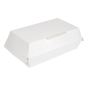 BOÎTES "LUNCH BOX" 'THEPACK' 230 G/M2 22x13x7,5 CM BLANC CARTON ONDULÉ NANO-MICRO (300 UNITÉ)