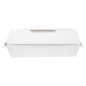 BOÎTES "LUNCH BOX" 'THEPACK' 230 G/M2 22x13x7,5 CM BLANC CARTON ONDULÉ NANO-MICRO (300 UNITÉ)