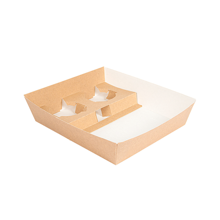 PLATEAUX REPAS À EMPORTER 2 VERRES+1 COMPART.