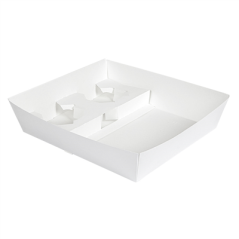 PLATEAUX REPAS À EMPORTER 2 VERRES+1 COMPART.