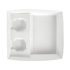 PLATEAUX REPAS À EMPORTER 2 VERRES+1 COMPART.