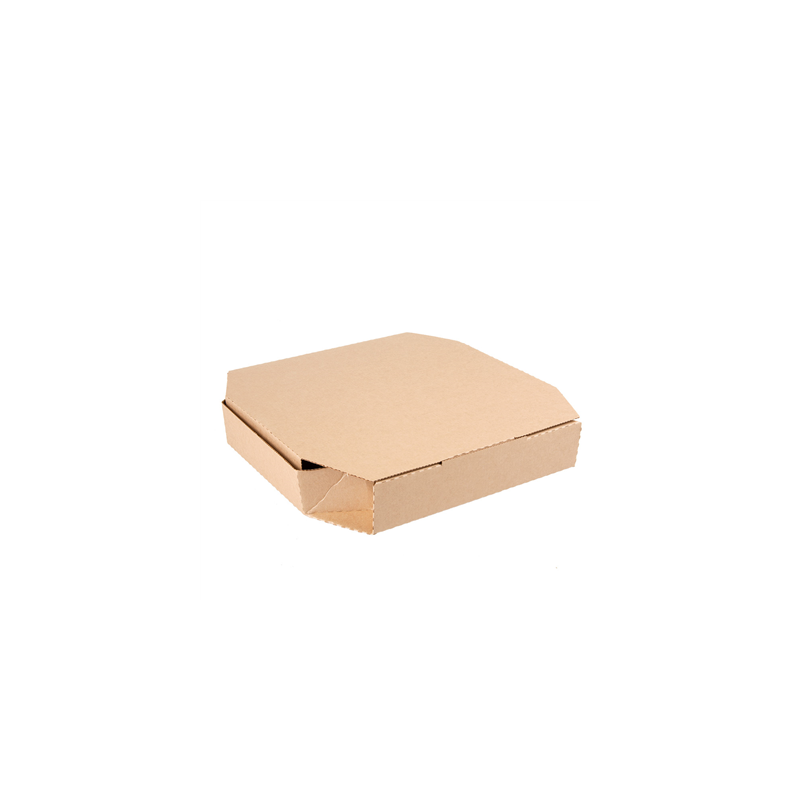 BOÎTES OCTOGONAL 'THEPACK' 330 G/M2 29x29x3,8 CM NATUREL CARTON ONDULÉ MICROCANAL (100 UNITÉ)