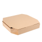 BOÎTES OCTOGONAL 'THEPACK' 330 G/M2 29x29x3,8 CM NATUREL CARTON ONDULÉ MICROCANAL (100 UNITÉ)