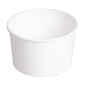 POTS SALADIERS 480 ML 300 + 18 PE G/M2 Ø11,1/9,5x7 CM BLANC CARTON (500 UNITÉ)