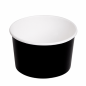 POTS SALADIERS 480 ML 300 + 18 PE G/M2 Ø11,1/9,5x7 CM NOIR CARTON (500 UNITÉ)