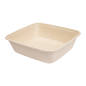 PLATEAUX 'BIONIC' 1250 ML 20x18,5x5,5 CM NATUREL BAGASSE (400 UNITÉ)