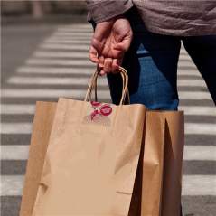 ETIQUETTES ADHESIVES  5x8 CM NATUREL KRAFT (1000 UNITÉ)