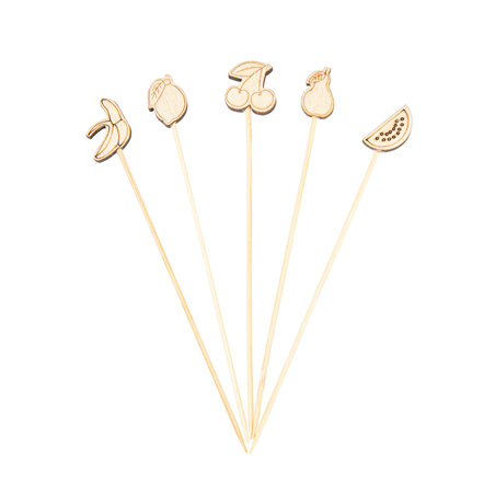 PIQUES DÉCORÉES "FRUITS"