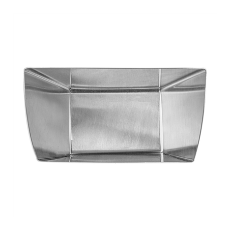 BOÎTES À FRITES L 'ARTINOX'  12x6,6x14,2 CM ARGENTE INOX (12 UNITÉ)