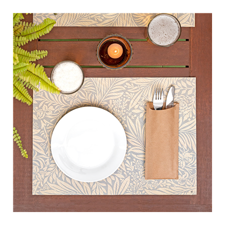 SETS DE TABLE OFFSET 'AMAZONIA' 70 G/M2 30x42 CM QUADRICHROMIE PAPIER (2000 UNITÉ)