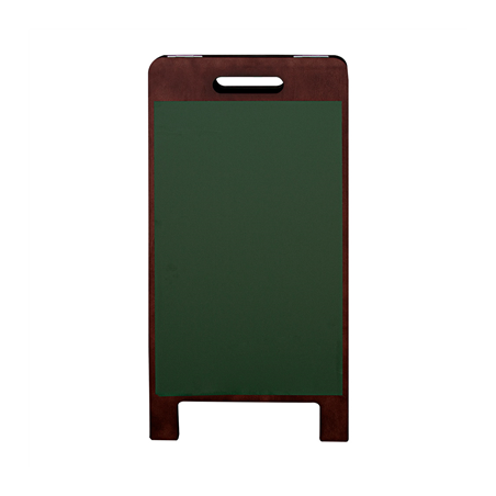 ARDOISE EN ANGLE 2 FACES MAGNÉTIQUE  38x45x78 CM VERT BOIS (1 UNITÉ)