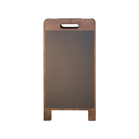 ARDOISE EN ANGLE 2 FACES MAGNÉTIQUE  38x45x78 CM NOIR BOIS (1 UNITÉ)