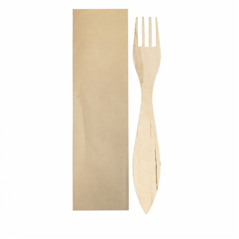 FOURCHETTES À POISSONS SOUS SACHETS KRAFT