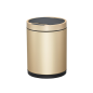 POUBELLE À DÉTECTEUR DE MOUVEMENT 50L Ø 32x70 CM DORE INOX (1 UNITÉ)