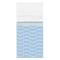 SERVIETTES KANGOUROU 'LIKE LINEN - AZUR' 70 G/M2 40x40 CM BLANC/BLEU SPUNLACE (700 UNITÉ)