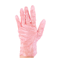 GANTS AVEC TALC  SIZE: S ROUGE PVC (100 UNITÉ)
