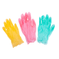 GANTS AVEC TALC  SIZE: L ASSORTI PVC (100 UNITÉ)