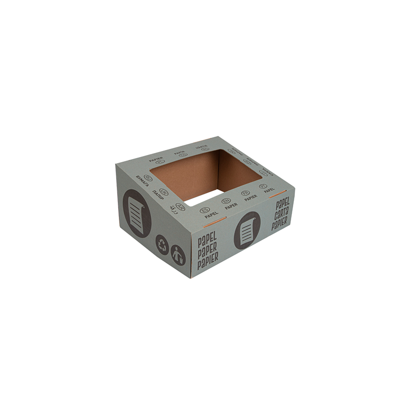 COUVERCLE DE PAPIER  38,4x31,1x12 CM BLEU CARTON (10 UNITÉ)