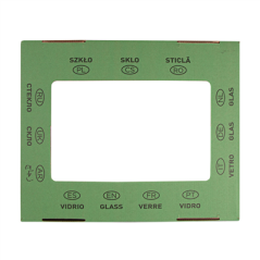 
COUVERCLE EN VERRE  38,4x31,1x12 CM VERT CARTON (10 UNITÉ)