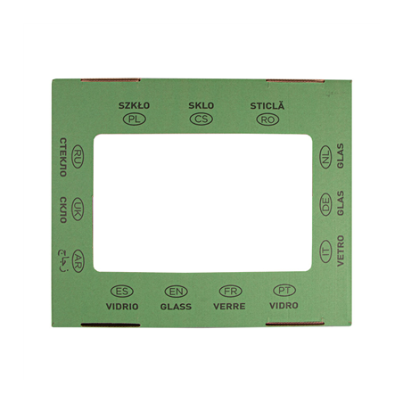 
COUVERCLE EN VERRE  38,4x31,1x12 CM VERT CARTON (10 UNITÉ)
