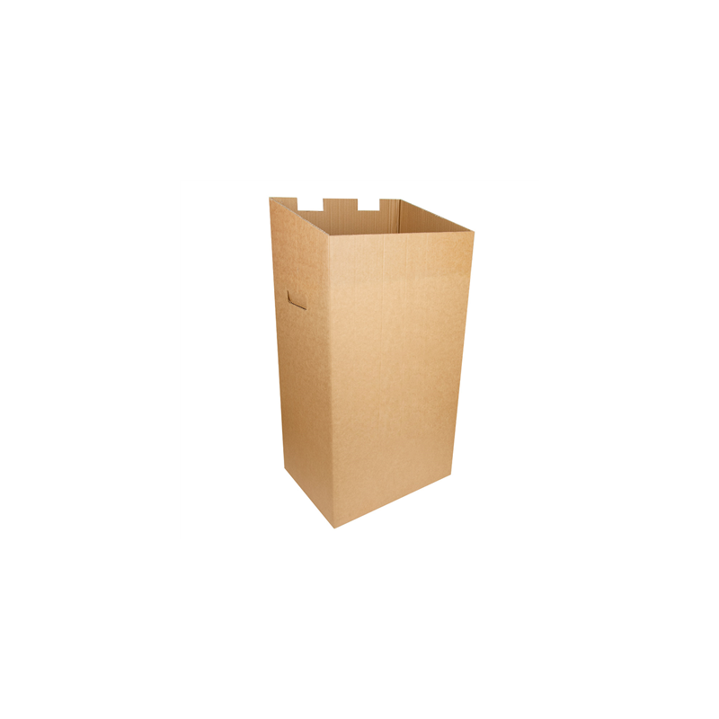 POUBELLE DE RECYCLAGE 75 L 37,3x27,3x72 CM MARRON CARTON (10 UNITÉ)
