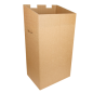 POUBELLE DE RECYCLAGE 75 L 37,3x27,3x72 CM MARRON CARTON (10 UNITÉ)