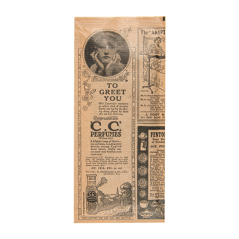 SERVIETTES NOIRES EMB. 'D.POINT' 40x32 CM 'JUST IN TIME CLOSED' 40 + 10PE G/M2 11x25 CM NATUREL 'TIMES' KRAFT VERGÉ (300 UNITÉ)