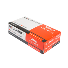 GANTS AVEC TALC  SIZE: XL ROUGE PVC (100 UNITÉ)