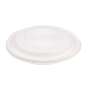 COUVERCLES BAS POUR RÉFÉRENCES 251.53/54/55 'BIONIC'  Ø 21,4x1 CM BLANC BAGASSE (400 UNITÉ)