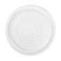 COUVERCLES BAS POUR RÉFÉRENCES 251.53/54/55 'BIONIC'  Ø 21,4x1 CM BLANC BAGASSE (400 UNITÉ)