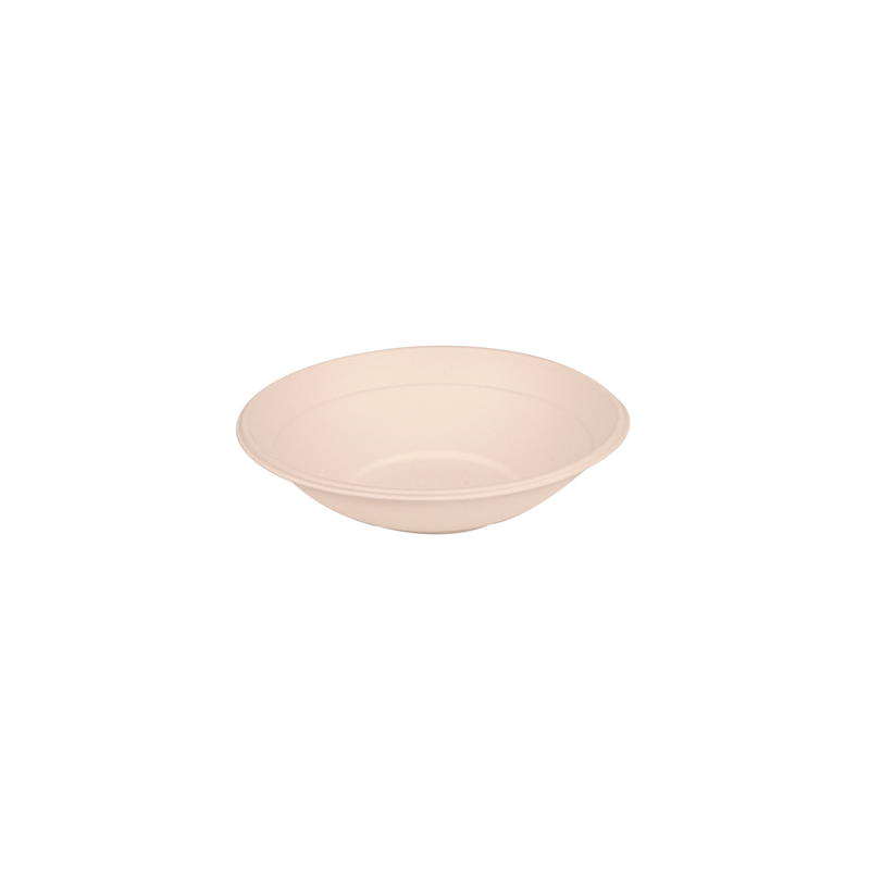 BOLS 'BIONIC' 700 ML Ø 19,6x4,8 CM NATUREL BAGASSE (400 UNITÉ)