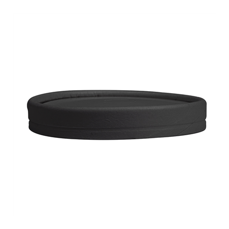 COUVERCLES POUR GOBELETS  280 G/M2 + PE Ø 9 CM NOIR CARTON (1000 UNITÉ)