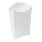 BOÎTES À FRITES 'THEPACK' 190 G 230 G/M2 14,5x9,5x18 CM BLANC CARTON ONDULÉ NANO-MICRO (1200 UNITÉ)