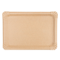 PLATEAUX PÂTISSERIE - MOYENS  400 G/M2 30x21 CM NATUREL KRAFT (125 UNITÉ)