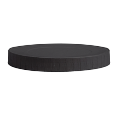 COUVERCLES POUR GOBELETS  280 G/M2 + PE Ø 8 CM NOIR CARTON (1000 UNITÉ)