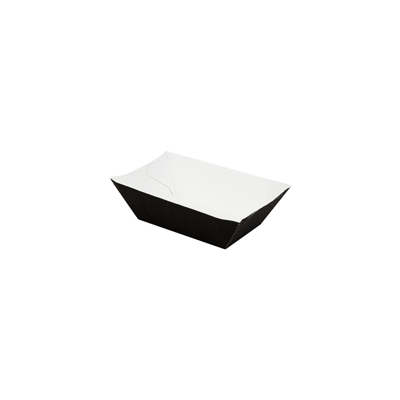 BARQUETTES 'THEPACK' 240 G 230 G/M2 8,5x5x4 CM NOIR CARTON ONDULÉ NANO-MICRO (1800 UNITÉ)