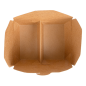 BOÎTES AMÉRICAINES 2 COMPART. 690 + 530 ML 300 + 20 PE G/M2 17,8x13,7x6,4 CM NATUREL KRAFT (200 UNITÉ)
