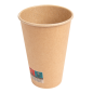 GOBELETS 12 OZ - 360 ML 250 + 21PE G/M2 Ø8/5x12 CM MARRON CARTON (2000 UNITÉ)