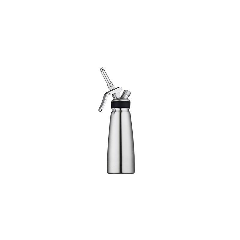 SIPHON CRÈME CHANTILLY 0,5 L Ø 8x21 CM ARGENTE INOX (1 UNITÉ)