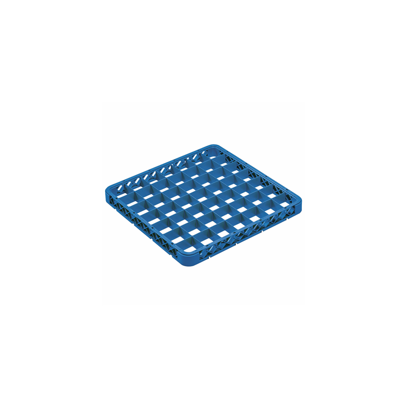 SUPPLÉMENT CASIER DE 49 COMPARTIMENTS  50x50x4,5 CM BLEU PP (1 UNITÉ)