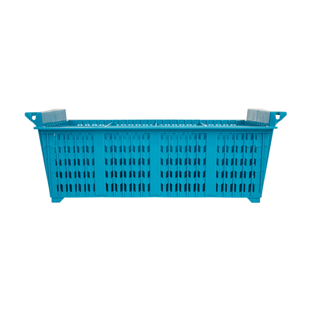 PANIER POUR COUVERTS SANS ANSE  42,5x21x15 CM BLEU PP (1 UNITÉ)