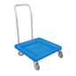 CHARIOT TRANSPORT POUR RACKS  54x54x81 CM BLEU PP (1 UNITÉ)