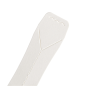 PETITES CUILLÈRES POUR GLACES EN SACHET 'PAPER SPOON' 590 G/M2 9,4 CM BLANC CARTON (400 UNITÉ)
