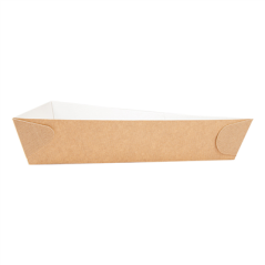 BARQUETTES TRIANGULAIRES 'THEPACK' 220 G/M2 14,5x19x3,5 CM NATUREL CARTON ONDULÉ NANO-MICRO (900 UNITÉ)