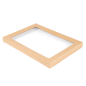 COUVERCLES POUR BOÎTES 253.13  300 G/M2 + PET 26,2x15,5x3 CM NATUREL KRAFT (100 UNITÉ)