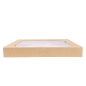 COUVERCLES POUR BOÎTES 253.14  300 G/M2 + PET 22,9x22,8x3 CM NATUREL KRAFT (100 UNITÉ)